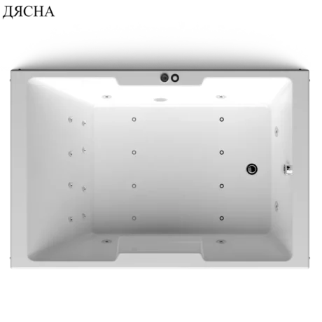 Хидромасажна вана Атина Комбо Флат 14 180/120 см.