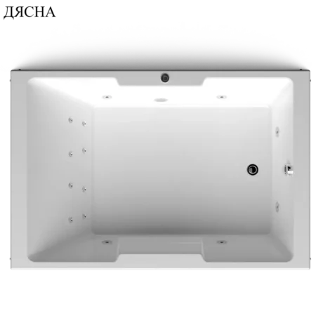 Хидромасажна вана Атина Стандарт Флат 14 180/120 см.