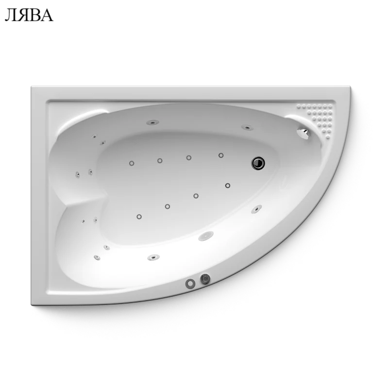 Хидромасажна вана Оникс Комбо Флат 12 Лява 160/110 см.