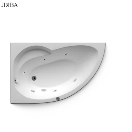 Хидромасажна вана Оникс Хидро Лява 140/90 см.