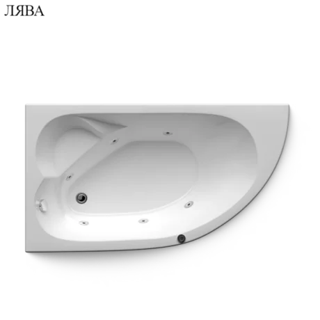 Хидромасажна вана Оникс Хидро Лява 160/90 см.
