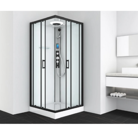 Хидромасажна душ кабина "MIAMI BLACK", 90x90x215 см.