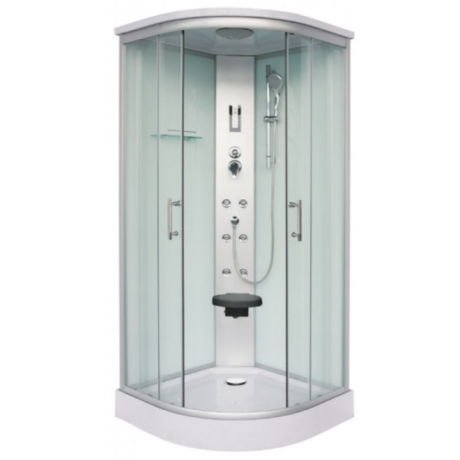 Хидромасажна душ кабина "SCALA", мат, 90x90x215 см