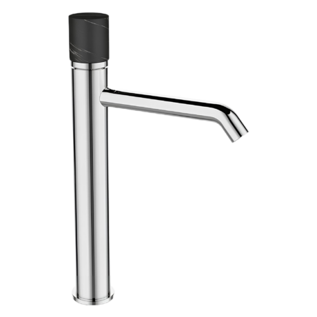 Висок смесител за мивка Joan Marmo Nero 24615-424A-MN KARAG