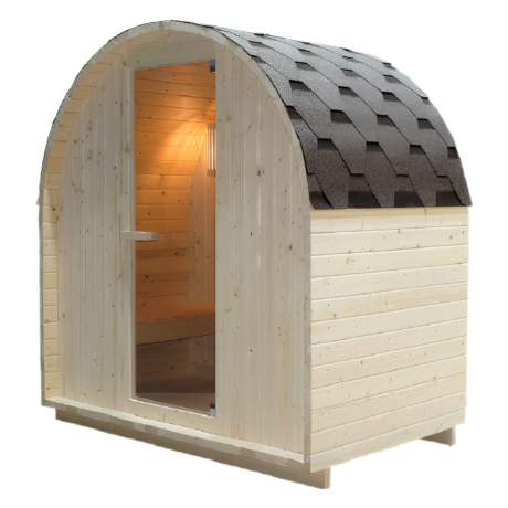 Външна сауна ISLAND L , двойна 189x120x200 см ( за двама )