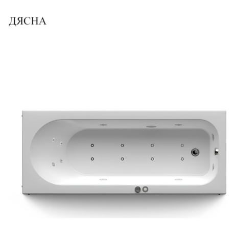 Хидромасажна вана Смарагд Комбо Флат