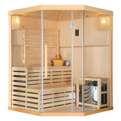 Финландска сауна TALLINN  , три местна (за трима)