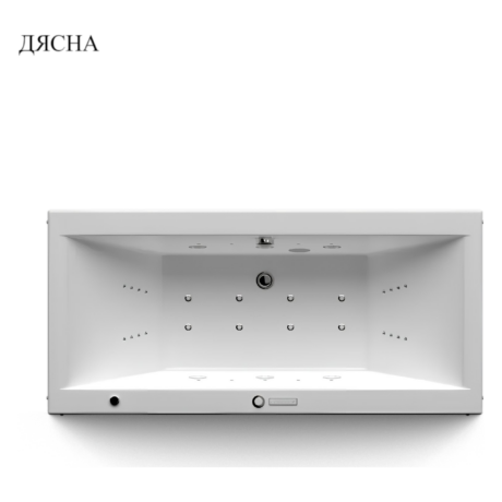 Хидромасажна вана Берлин Дуо Koller Innovations Двупосочна с центриран сифон