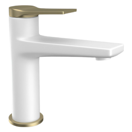Смесител за умивалник  ANDARE BRONZE WNW168073PH KARAG (бял мат със злато)