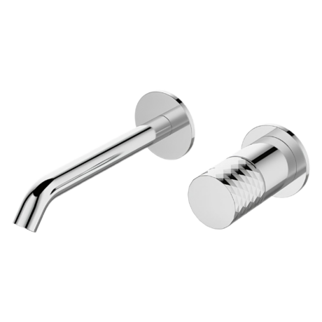 Дизайнерски стенен смесител за вграждане с тяло Joan Brass Pattern 24686-425A-BP KARAG