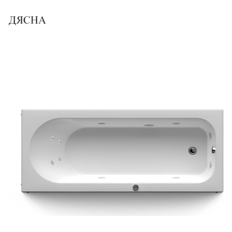 Хидромасажна вана Смарагд Стандарт Флат