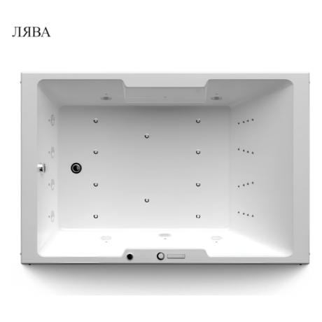 Хидромасажна вана Атина Koller Innovations 3 180/120 см. двойна