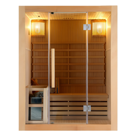 Финландска сауна RIGA  , три местна (за трима)