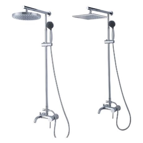 Душ комплект  AS588 , хром