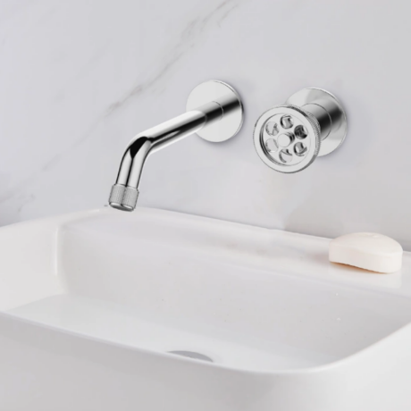 Стенен смесител за умивалник с тяло за вграждане INNA 23586 KARAG