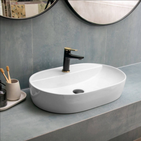 Умивалник за монтаж върху плот 61×40 LT 2203 KARAG