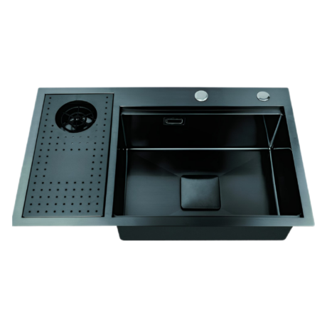 Кухненска мивка с приставка за миене на чаши 7546L