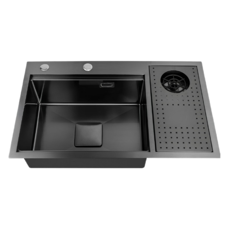 Кухненска мивка с приставка за миене на чаши 7546R