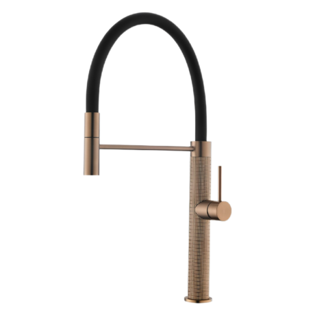 Mесингов смесител за кухня ICF 7789809RG розово злато