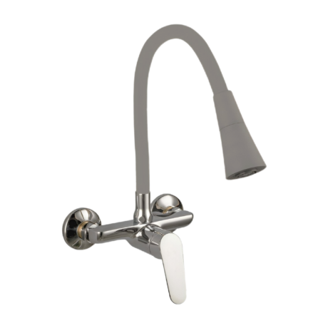 Кухненски смесител стенен LINNI GRAY MATT ICF 5108152MG 7789