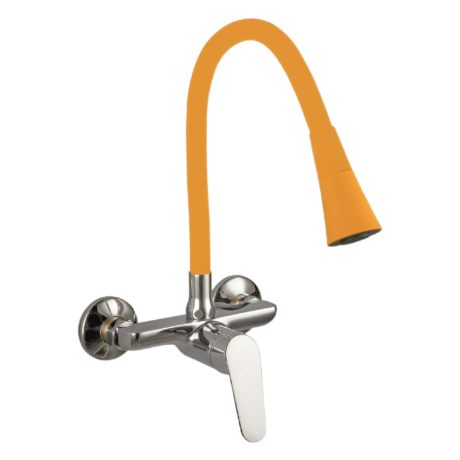 Кухненски смесител стенен LINNI YELLOW MATT 5108152Y 7789