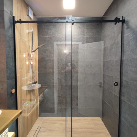 Душ параван ROLLEX W1 и W2 по индивидуални размери на плъзгане