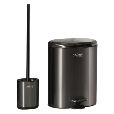 Тоалетно кошче за баня и четка за тоалетна чиния ICA 8355GG
