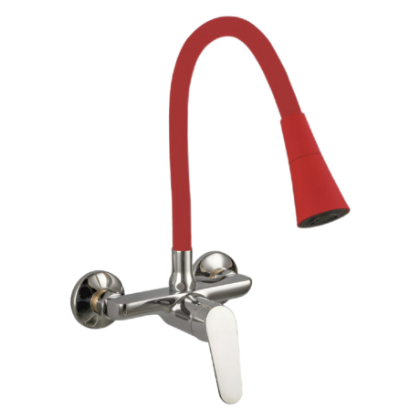 Кухненски смесител стенен LINNI RED MATT 5108152R 7789