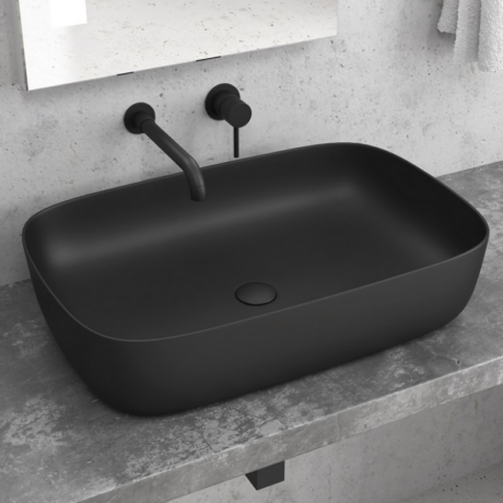 Умивалник за монтаж върху плот 60х39см MILOS LT-2143-PMB KARAG