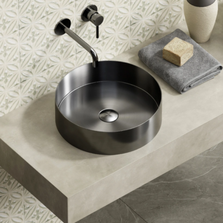 Мивка върху плот 38см VENUS GUN METAL BB6802-BGM KARAG