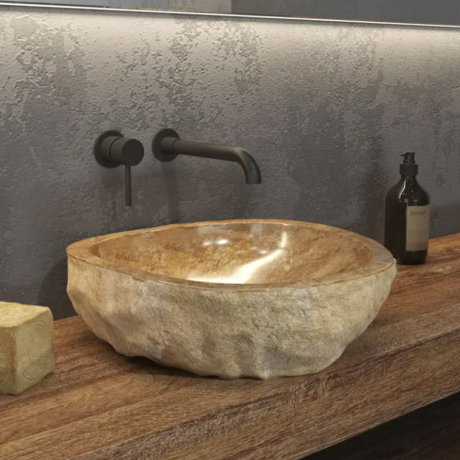 Мивка от камък за плот 40-45см ONYX SPSO SUNSET KARAG