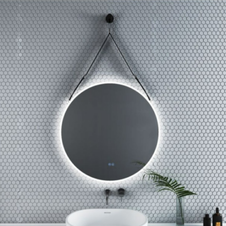 Огледало за баня с вградено LED осветление 1909LBLACK