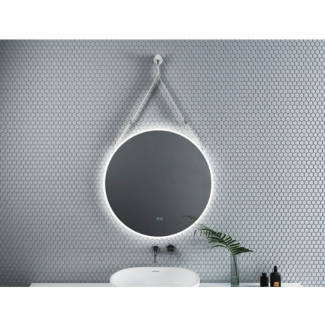 Огледало за баня с вградено LED осветление МЕСИНА 1909WHITE