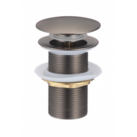 Клик сифон за мивка без преливник  IC S43GG Gun Grey