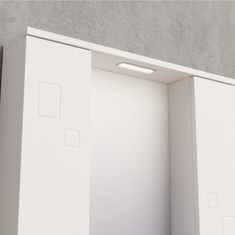 Огледален PVC шкаф с LED осветление ICMC 1034-60