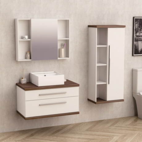 Комплект мебели за баня от PVC  BG 8144-2+6014-80+865+5030-2/ ЗАРА 80-1