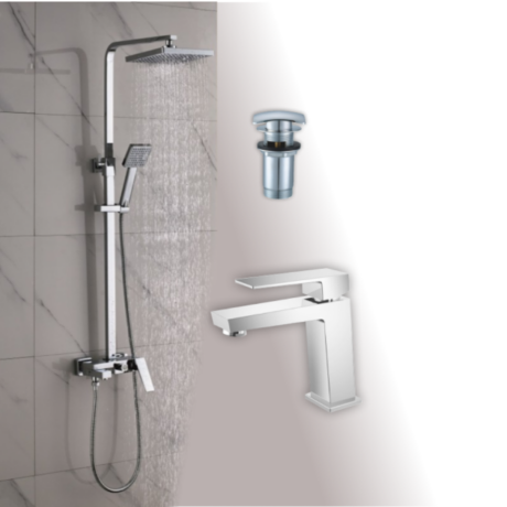 Душ комплект за баня 3 В 1 ELINOR ХРОМ