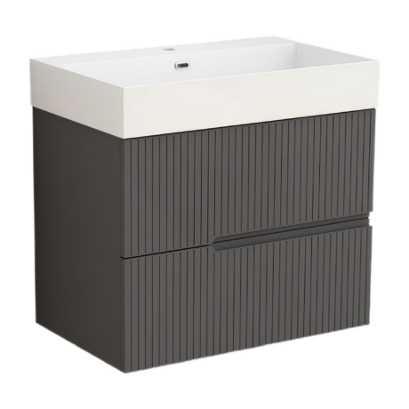 PVC шкаф за баня ELORIA 7056 DARK GREY