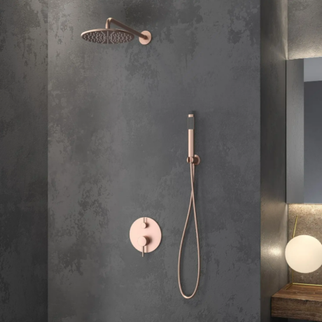 Душ комплект за вграждане розово злато ARTEMIS ROSE GOLD SO510-RG KARAG