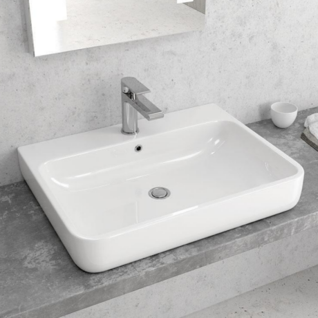 Мивка за монтаж върху плот 61 × 46 × 19 см LT 4025 KARAG