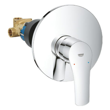 Смесител за вграждане за душ, к-т с тяло за вграждане 33556003 GROHE Eurosmart