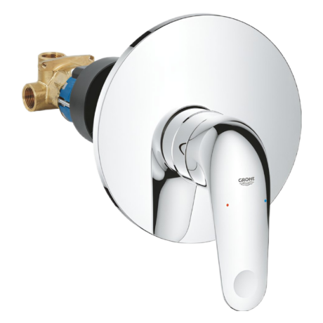 Смесител за вграждане за душ, к-т с тяло за вграждане 32742001 GROHE Euroeco