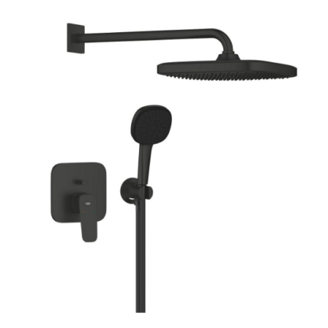 Смесител за вграждане за вана и душ, без тяло 1053362430 GROHE Cubeo