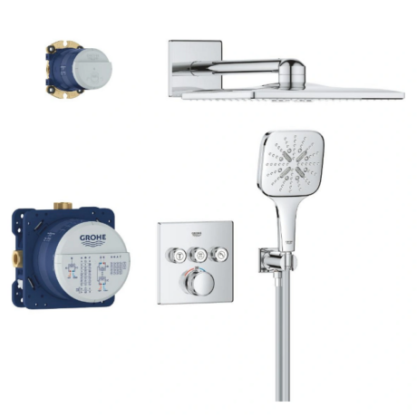 Термостатен комплект за вграждане за душ Grohe Smartcontrol Rainshower 310 Smart Active Cube 34864000