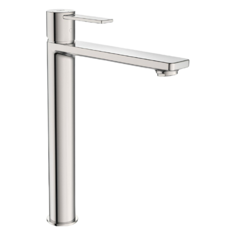 Висок смесител за умивалник Targa Stainless Steel ROCA A5A345FSM0