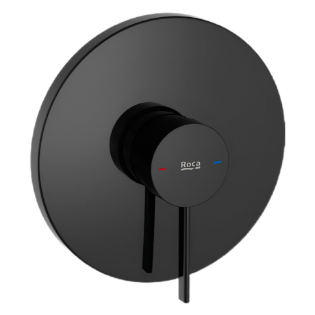 Комплект вграден смесител за душ и тяло за вграждане  Roca Ona A5A2B9ECN0/ RocaBox A525869403 черен / titanium black