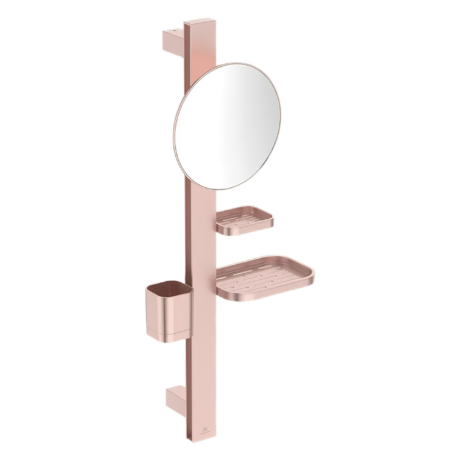 Козметично огледало  розе/розово злато IDEAL STANDARD ALU+ BD589RO