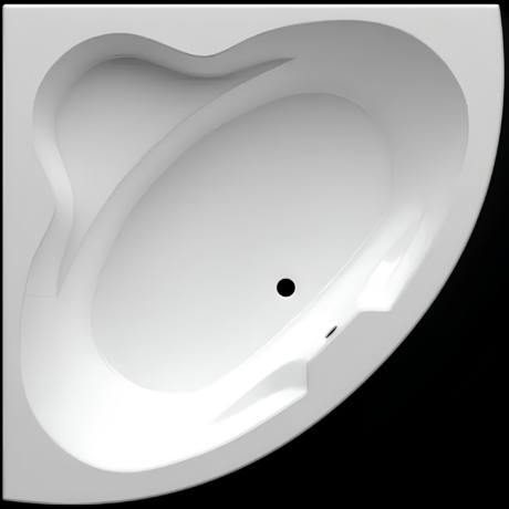 Abstract close-up of smooth white curves and arcs against a black background.
