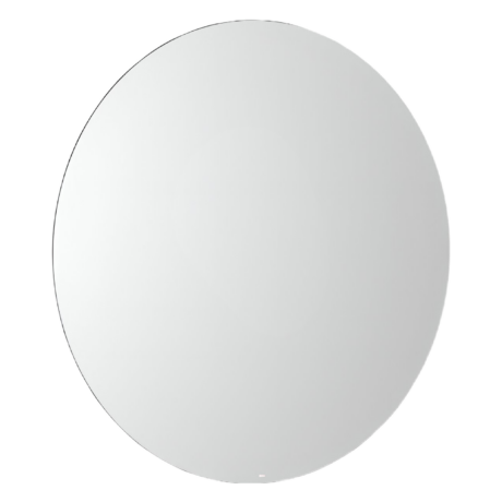 Close-up of a large light-gray circular shape with a subtle glossy gradient and white highlight at the bottom edge