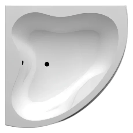 Close-up of a shiny chrome curved surface with soft reflections and a rounded edge.